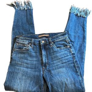 Joes Jeans The Charlie High Rise Skinny with distressed ankle